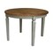 International Concepts Round 44 in Round Top Dining Table with 4 Ladderback Chairs, Hickory/Stone, 44 in W, 44 in L, Wood K41-144R-C57-4 - alternate 4